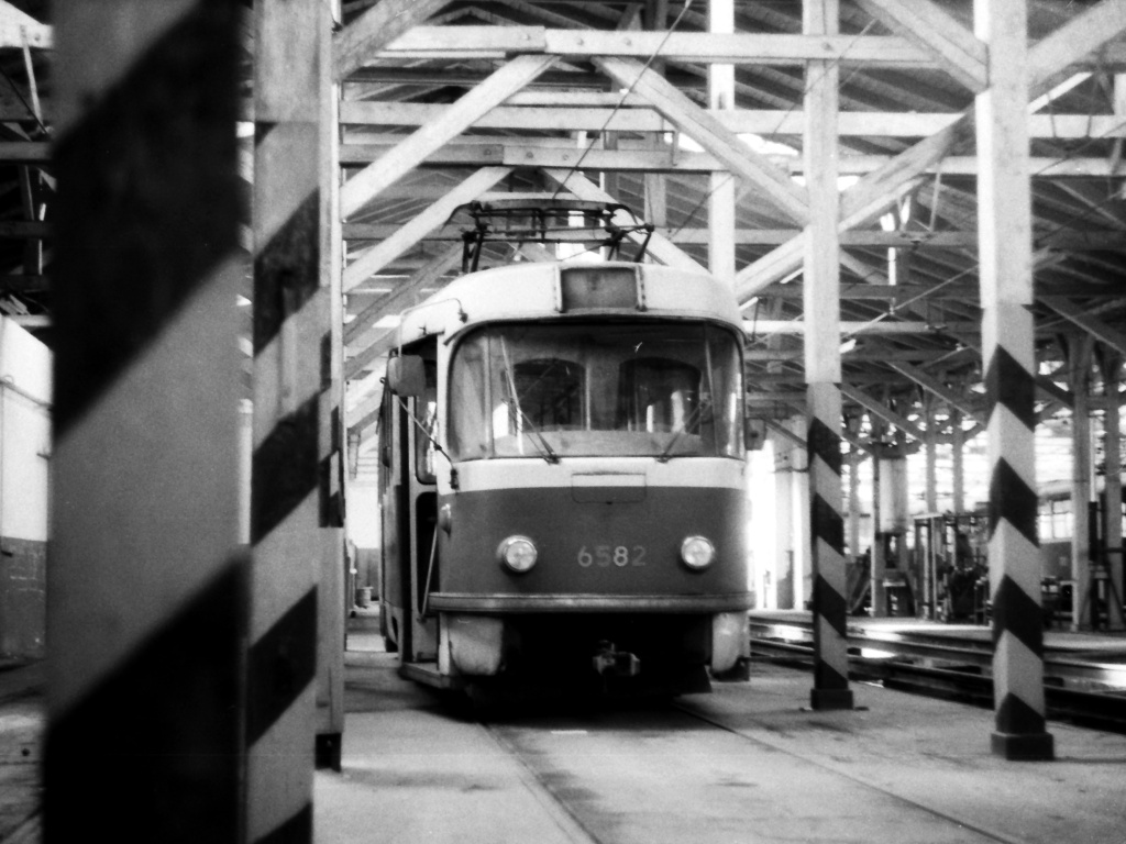 Прага, Tatra T3 № 6582; Прага — Трамвайные депо