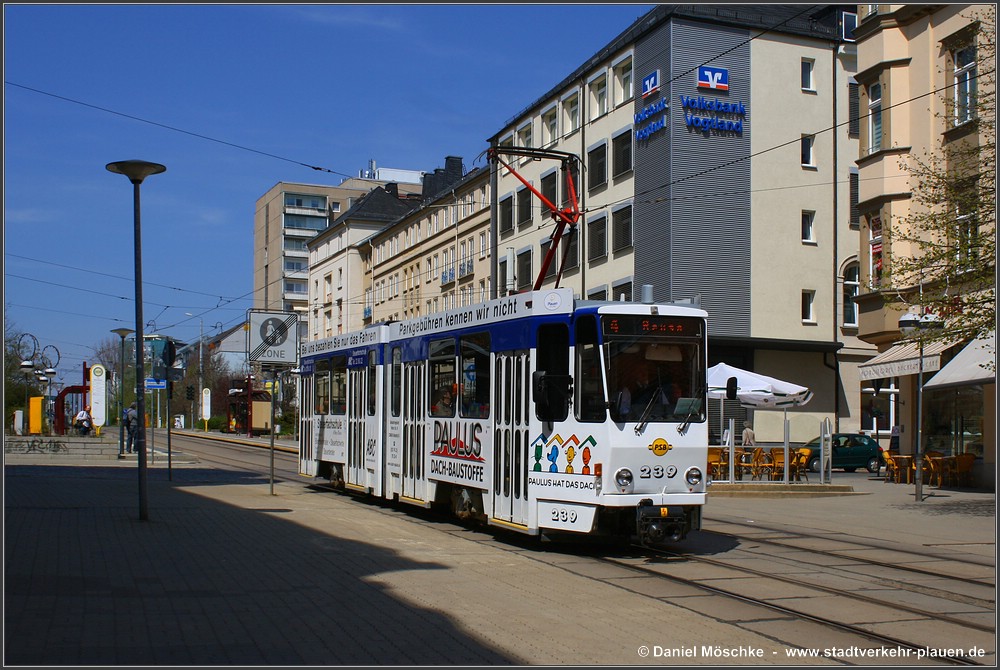 Plauen, Tatra KT4DMC č. 239 Plauen, Tatra KT4DMC č. 239
