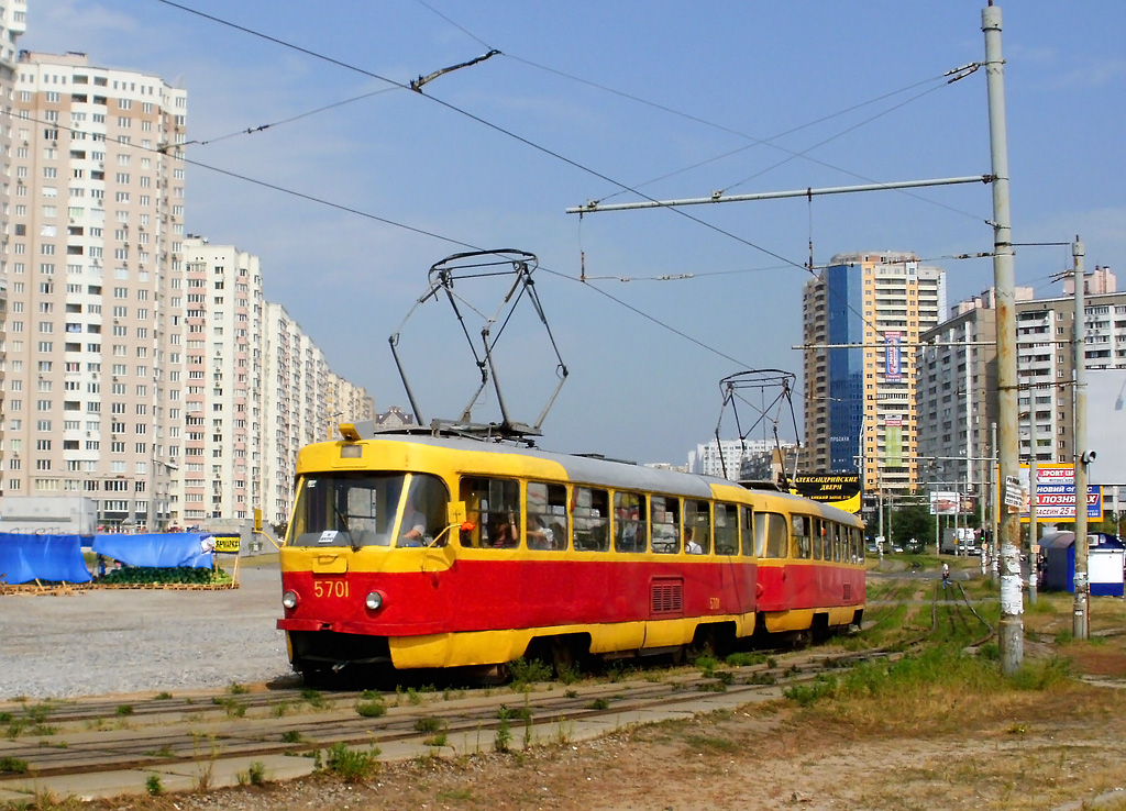 Киев, Tatra T3SU № 5701