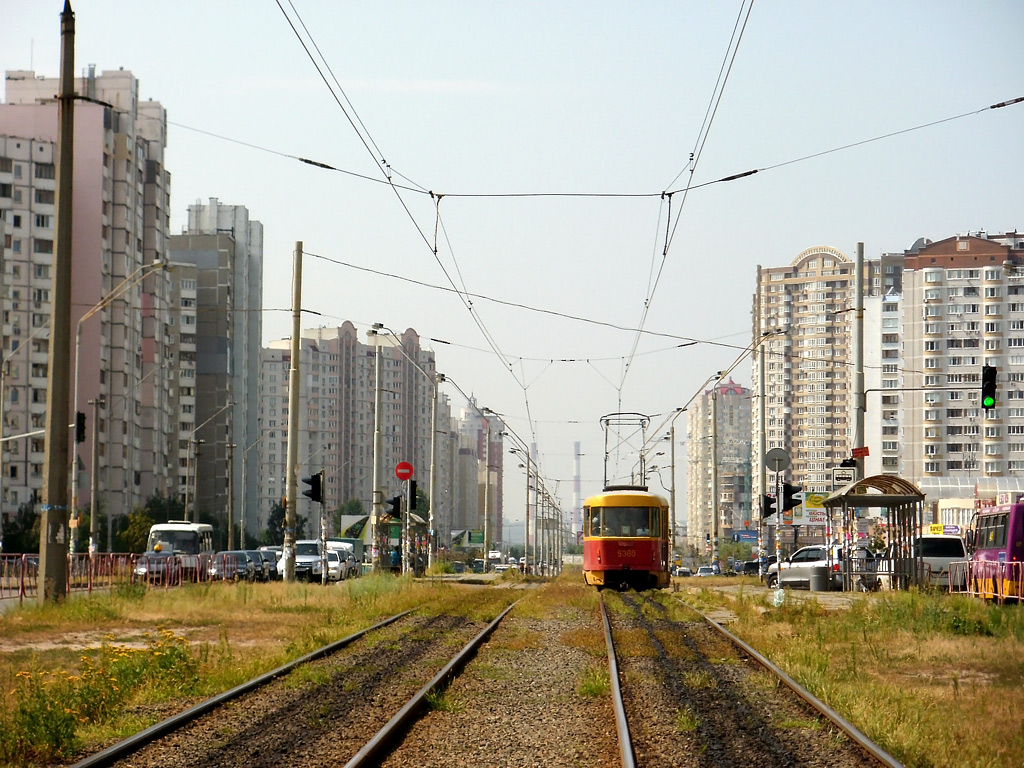 Киев — Tramway lines: Darnytske depot network