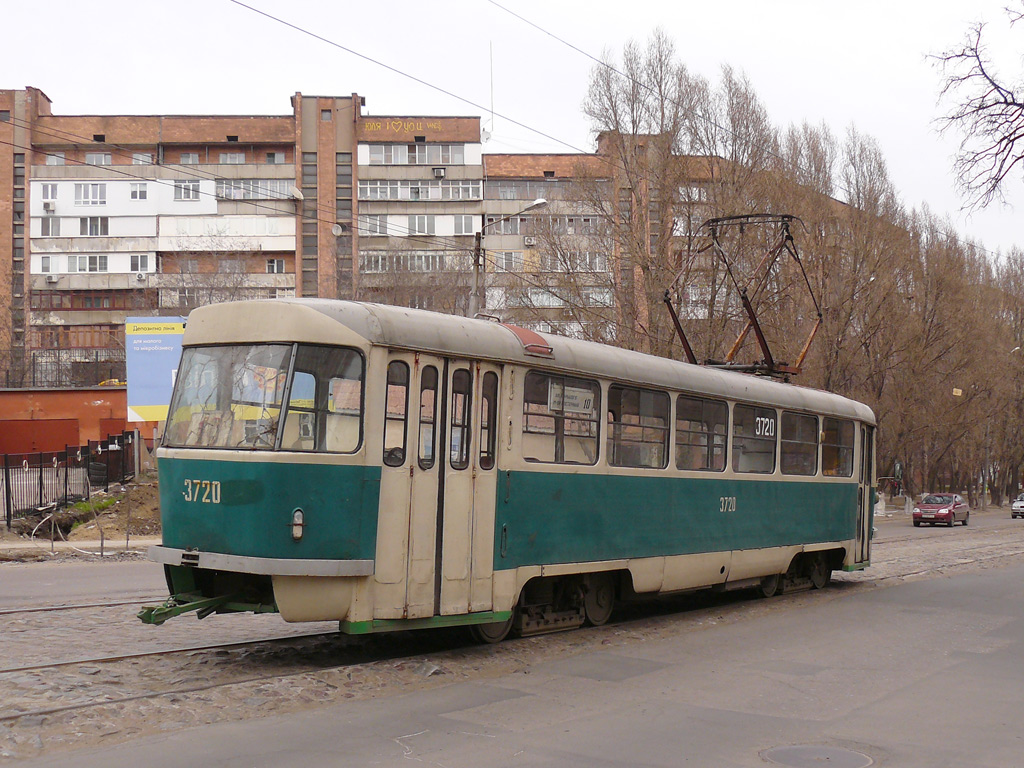 Донецк, Tatra T3SU (двухдверная) № 3720