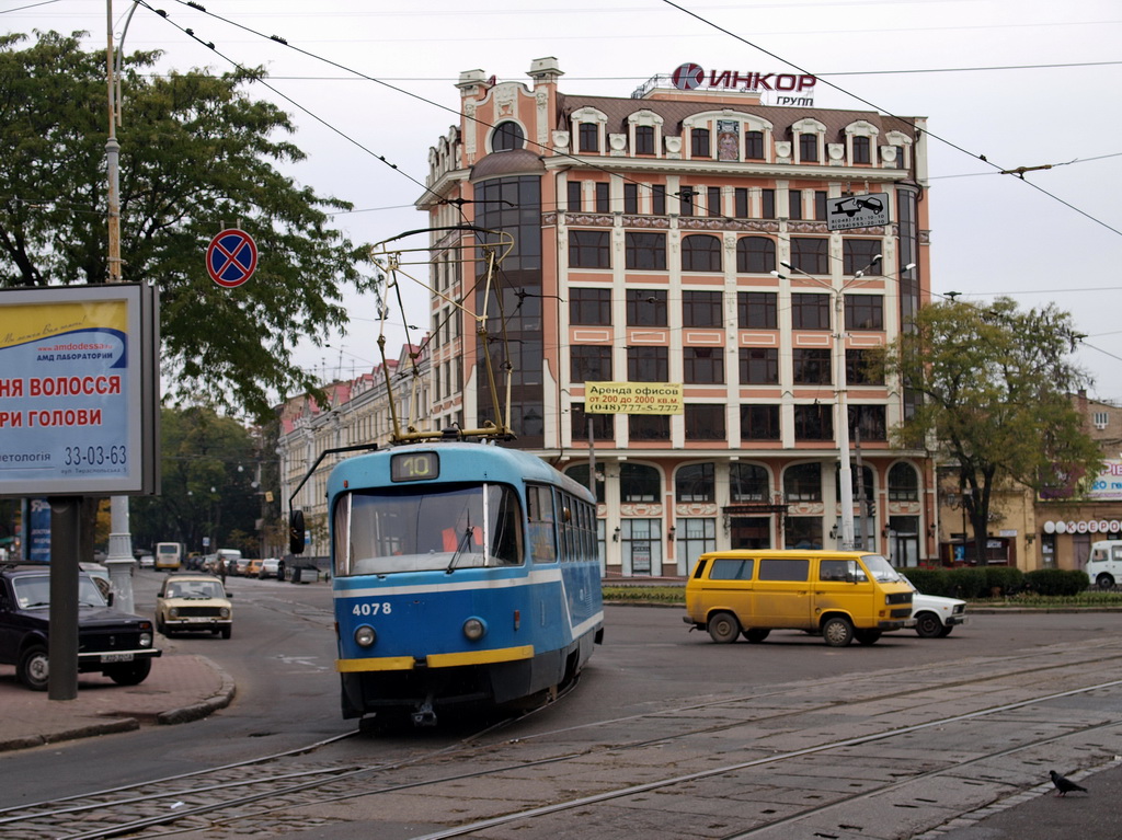 Одесса, Tatra T3R.P № 4078