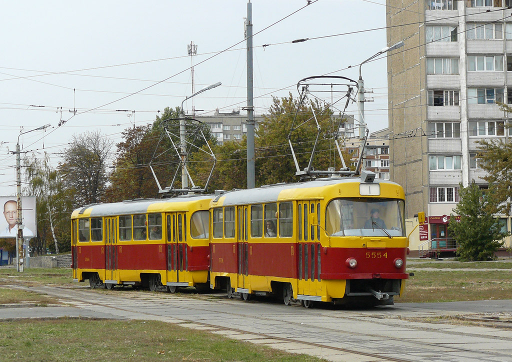 Киев, Tatra T3SU № 5554