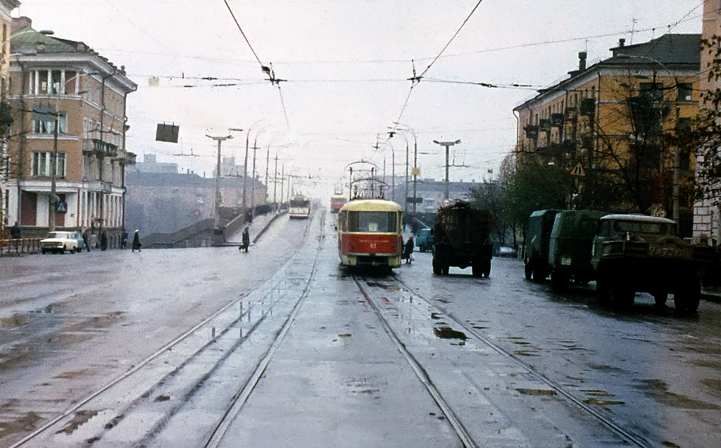 Тверь, Tatra T3SU (двухдверная) № 89; Тверь — Старые фотографии (1917—1991); Тверь — Трамвайные линии: Центральный район
