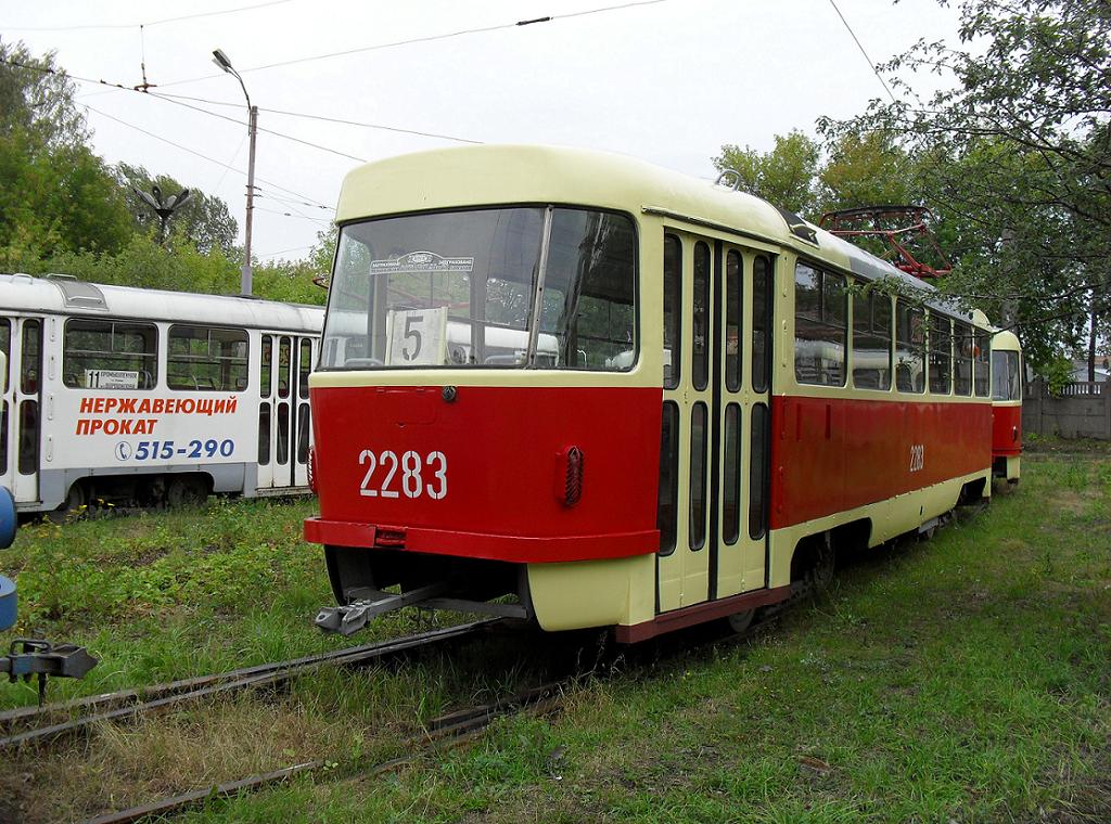 Ижевск, Tatra T3SU (двухдверная) № 2283