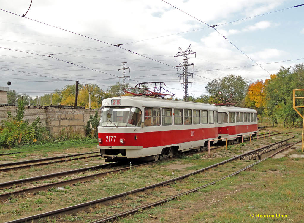 Самара, Tatra T3SU № 2177; Самара — Конечные станции и кольца (трамвай)