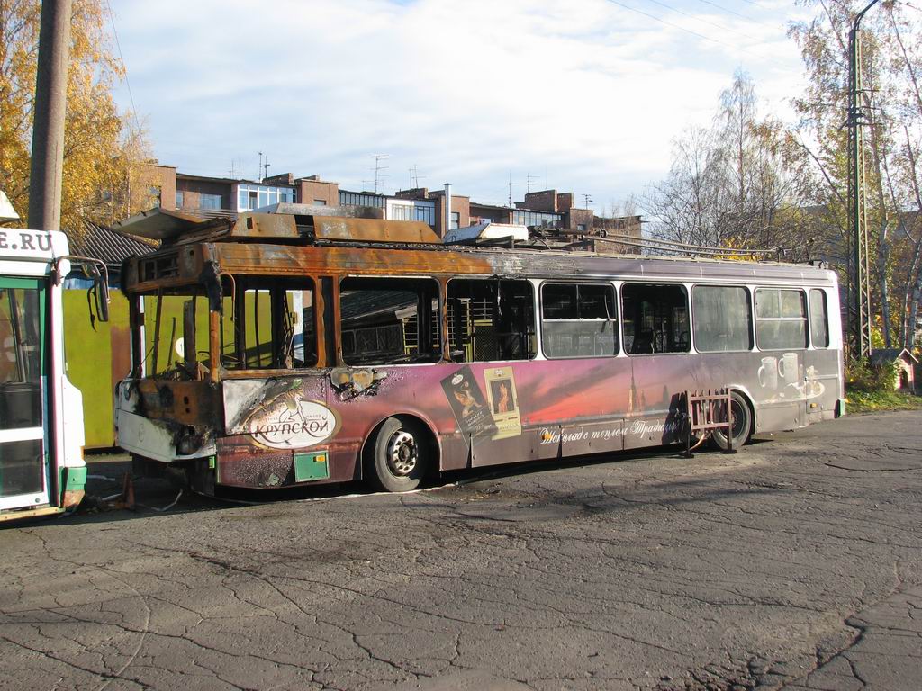 Петрозаводск, ЛиАЗ-5280 (ВЗТМ) № 338; Петрозаводск — Происшествия