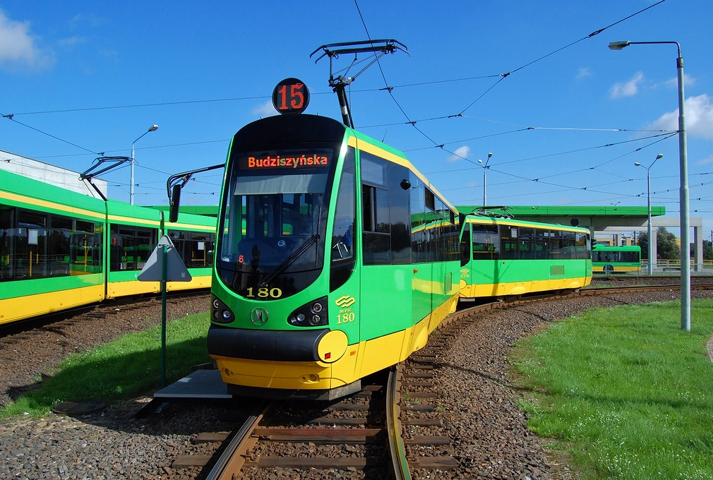 Познань, Konstal 105N-Alfa HF07 № 180