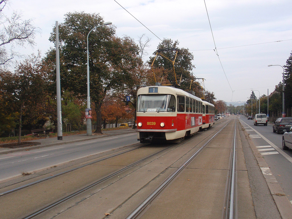 Прага, Tatra T3M № 8039