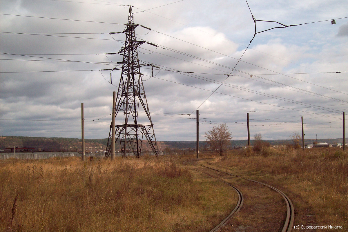 Angarsk — Tram lines and loops