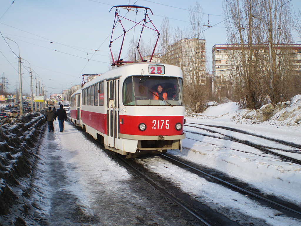 Самара, Tatra T3SU (двухдверная) № 2175