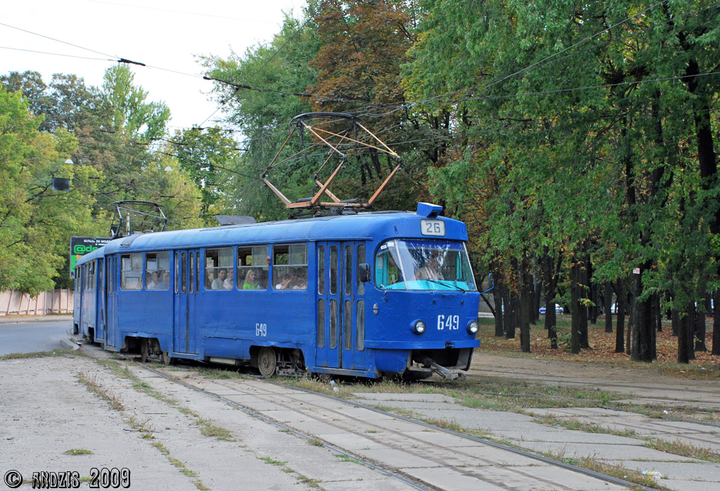 Харьков, Tatra T3SU № 649