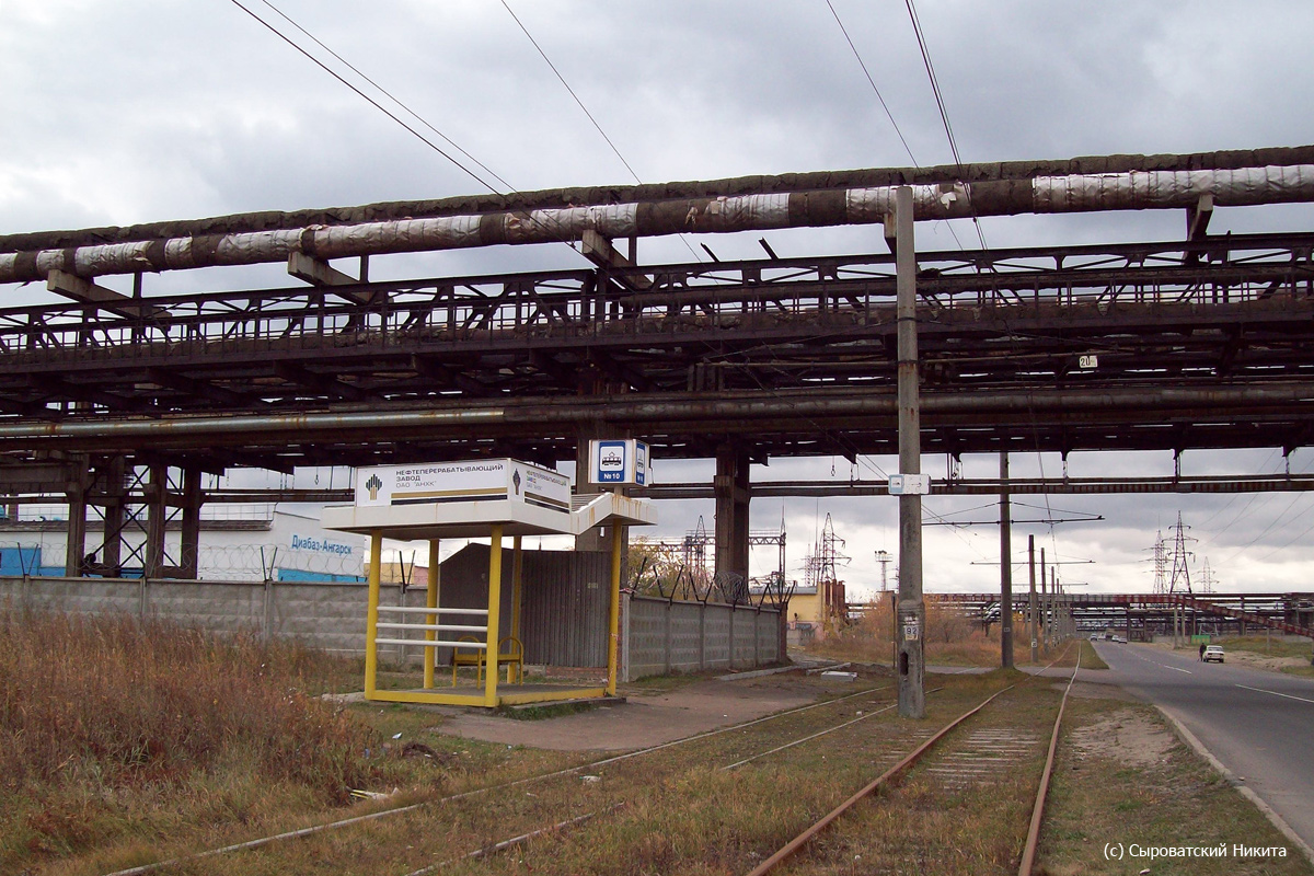 Angarsk — Tram lines and loops