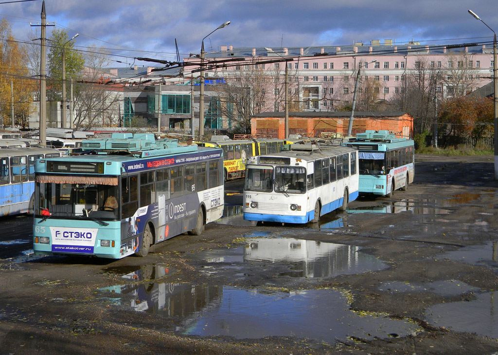 Тверь, Тролза-5275.05 «Оптима» № 65; Тверь, ЗиУ-682В-012 [В0А] № 115