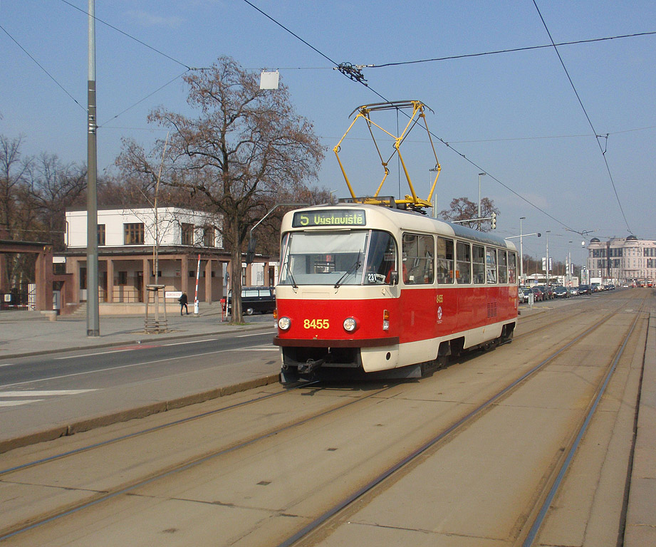 Prague, Tatra T3R.P № 8455