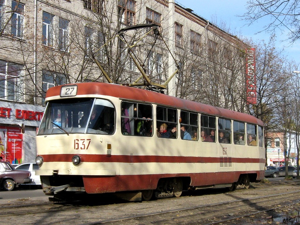 Харьков, Tatra T3SU № 637
