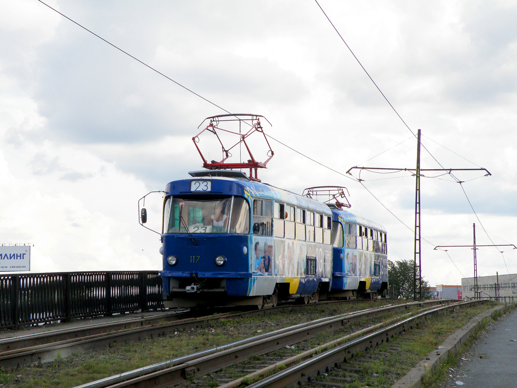 Екатеринбург, Tatra T3SU (двухдверная) № 117