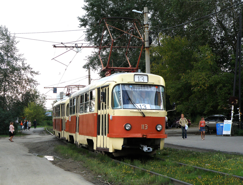 Yekaterinburg, Tatra T3SU (2-door) č. 113
