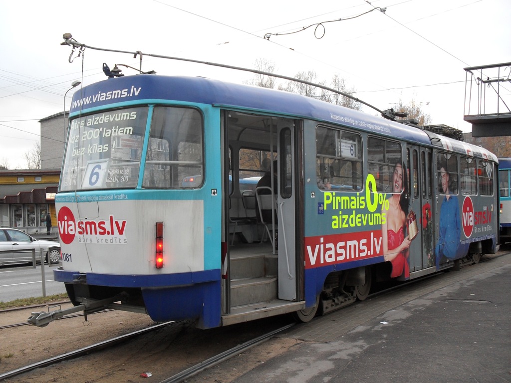 Рига, Tatra T3A № 30081