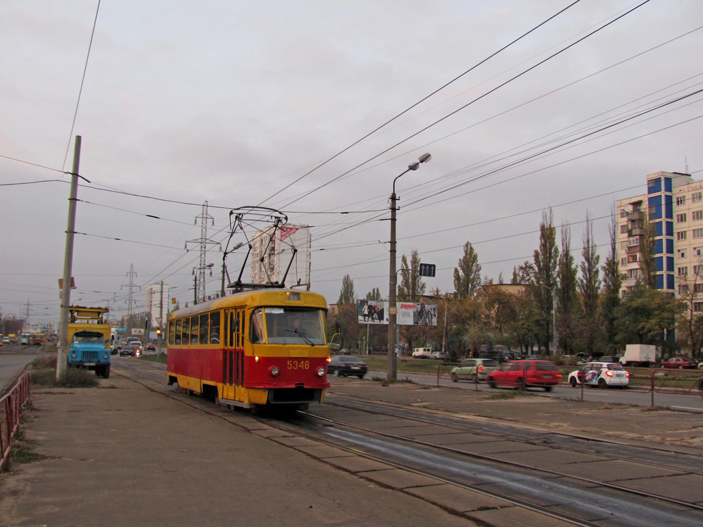 Киев, Tatra T3SU (двухдверная) № 5346
