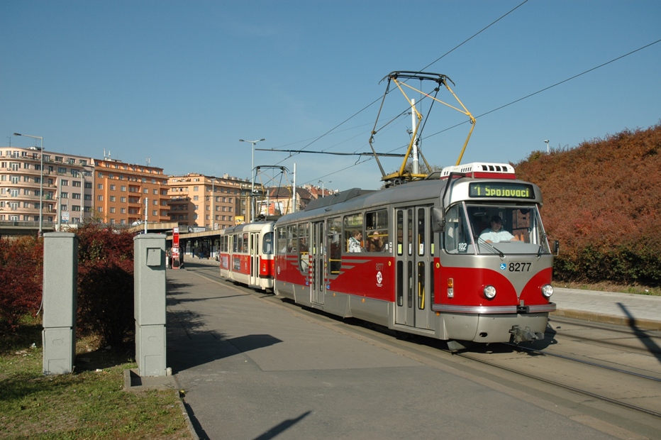 Прага, Tatra T3R.PLF № 8277