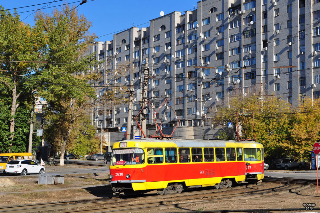 Волгоград, Tatra T3SU (двухдверная) № 2630; Волгоград, Tatra T3SU (двухдверная) № 2629