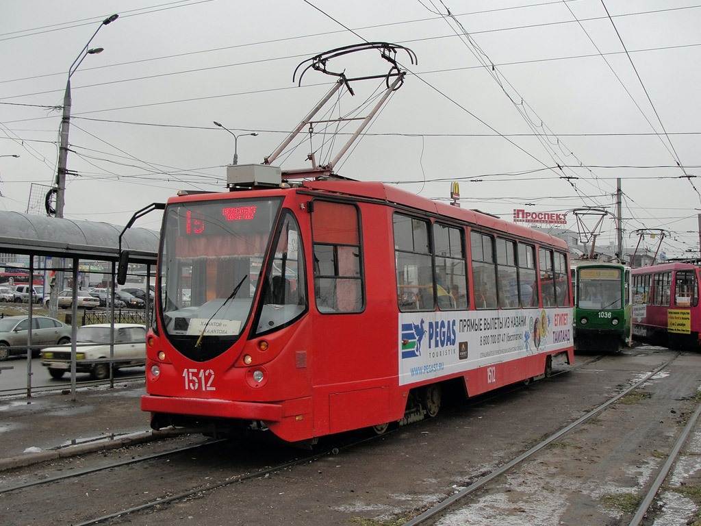 Казань, 71-134АЭ (ЛМ-99АЭ) № 1512