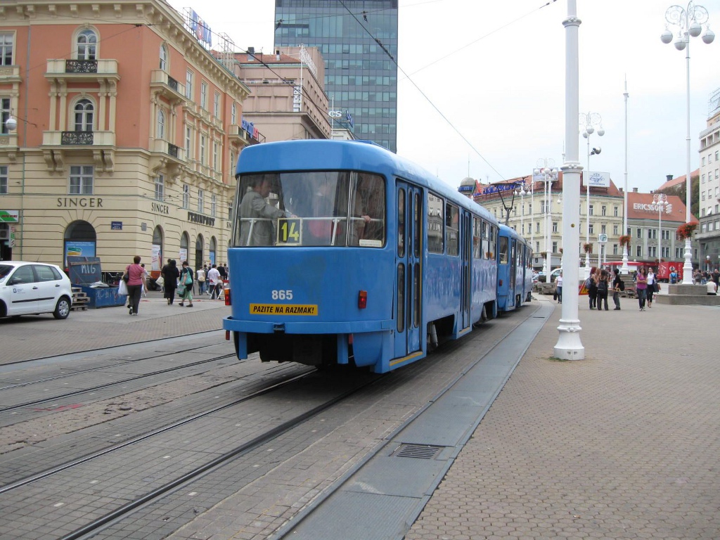 Zagreba, Tatra B4YU № 865