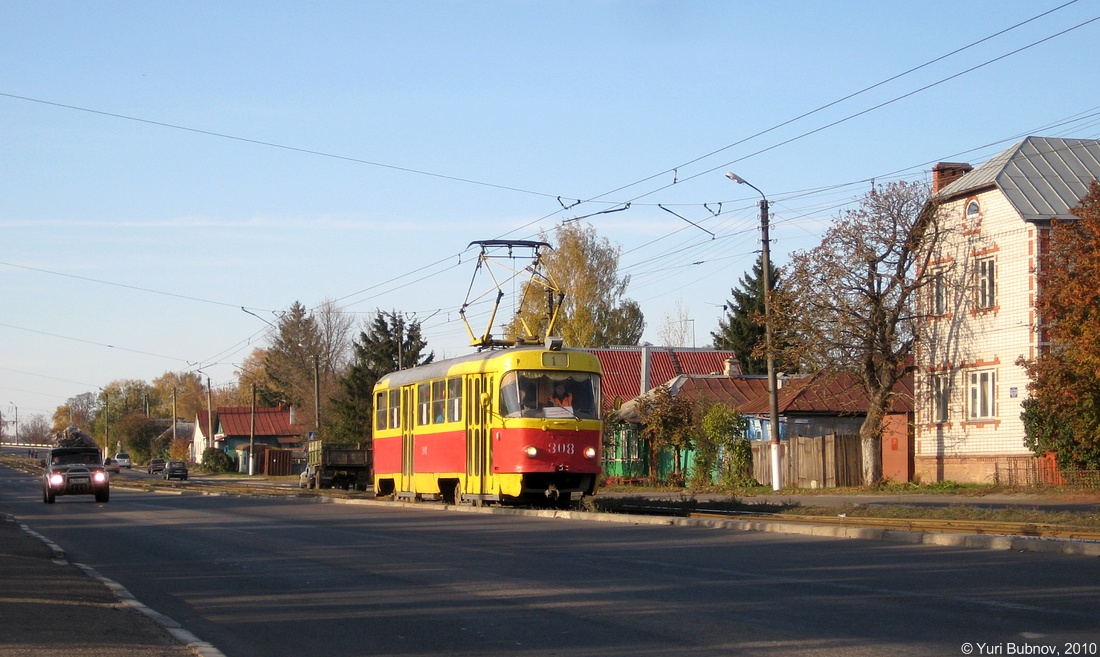 Курск, Tatra T3SU № 308