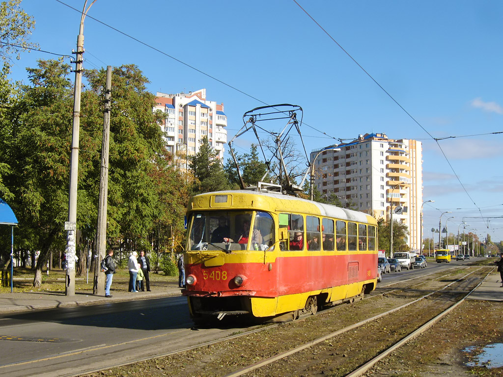 Киев, Tatra T3SU (двухдверная) № 5408