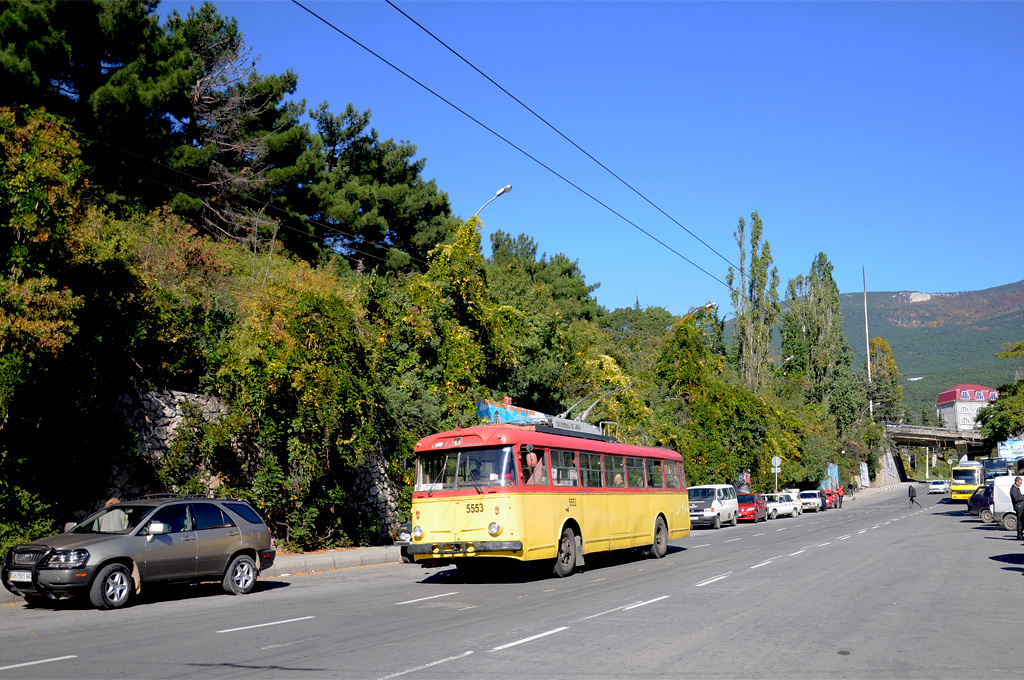 Крымский троллейбус, Škoda 9Tr21 № 5553