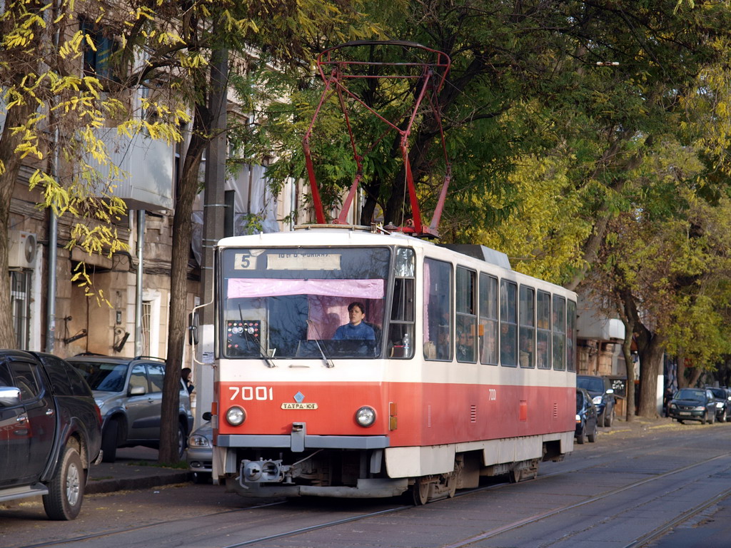 Одесса, Татра-Юг Т6Б5 № 7001