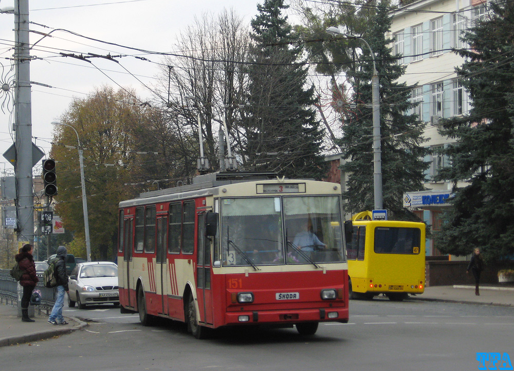 Ровно, Škoda 14Tr08/6 № 151