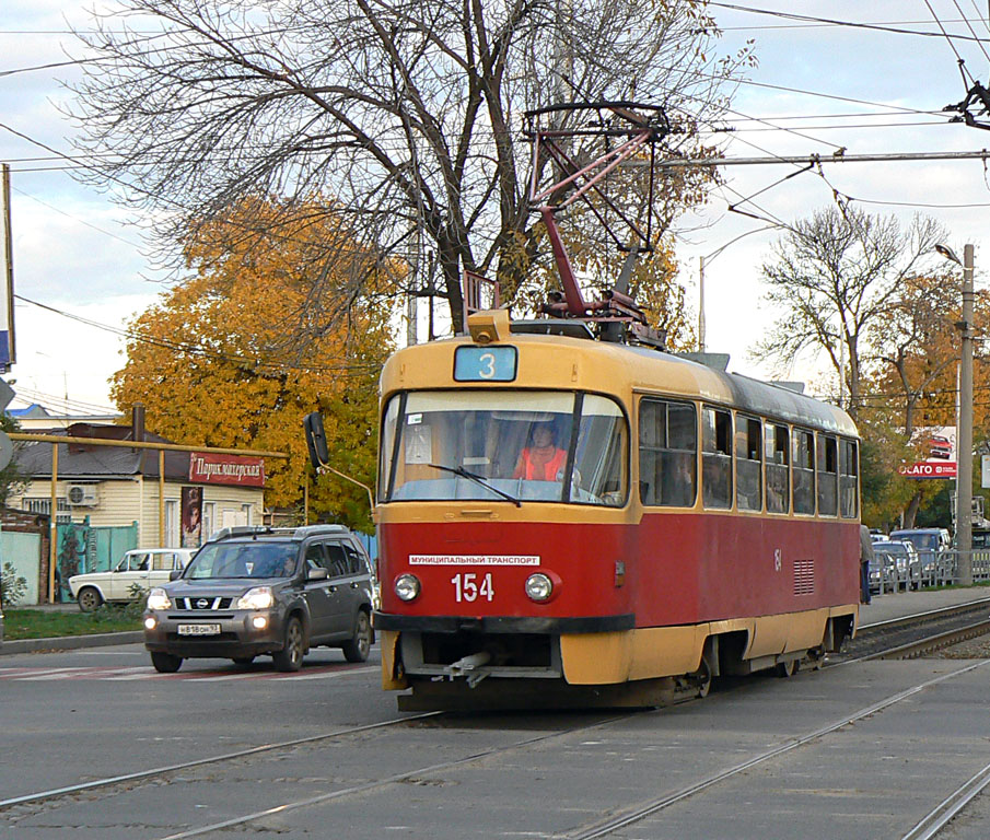 Краснодар, Tatra T3SU № 154