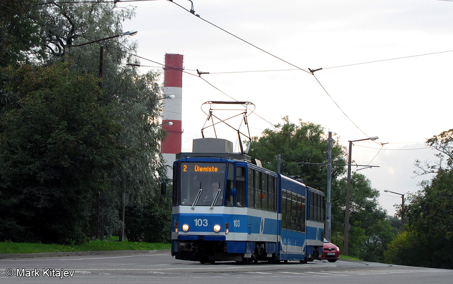 Таллин, Tatra KT6T № 103