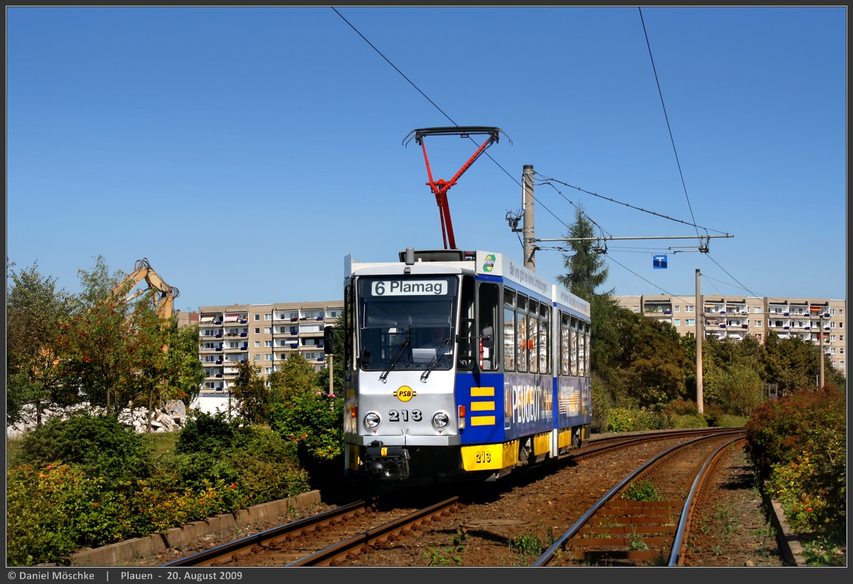 Plauen, Tatra KT4DMC č. 213
