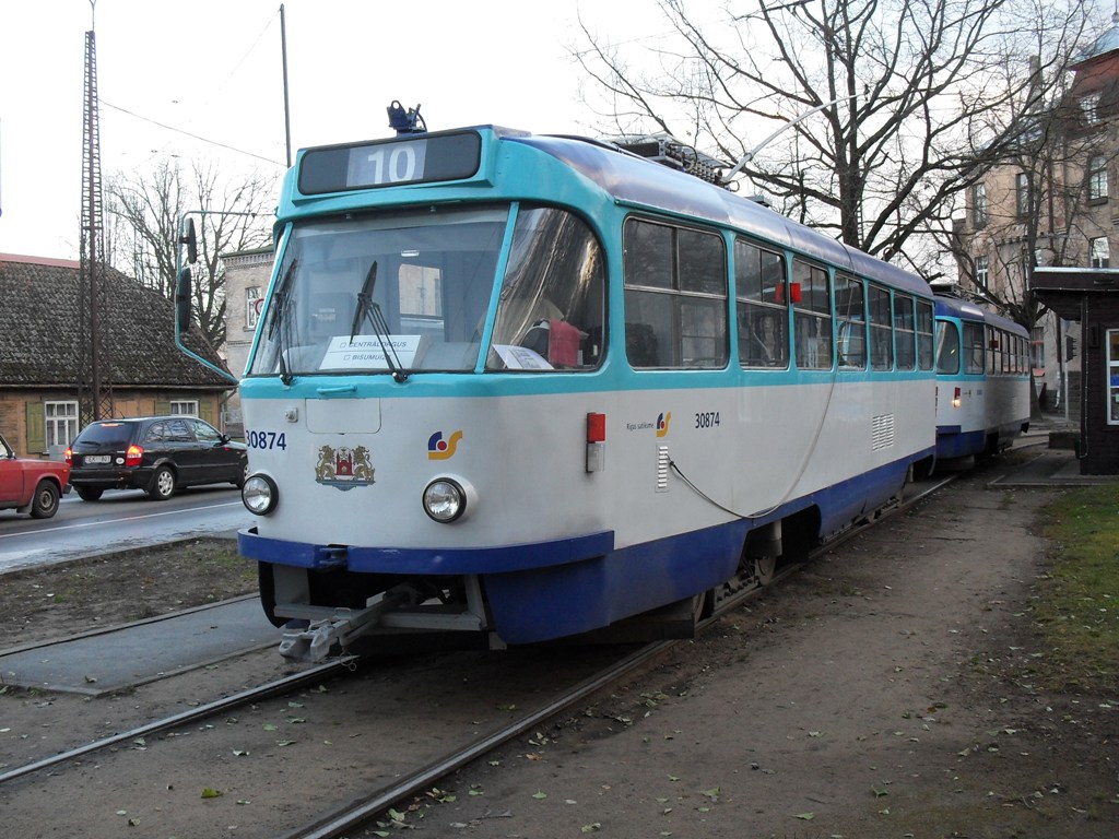 Рига, Tatra T3A № 30874