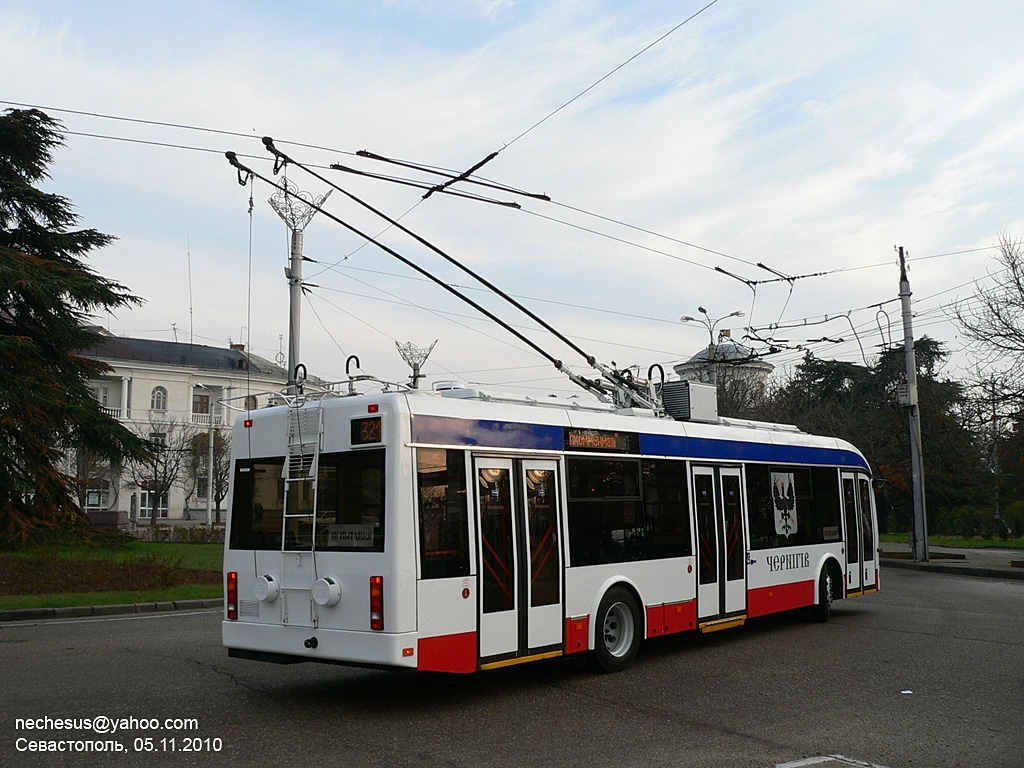 Севастополь, БКМ 321 № БКМ 32100С; Севастополь — Выставка посвящённая 60-летию Севастопольского троллейбуса (05.11.2010)
