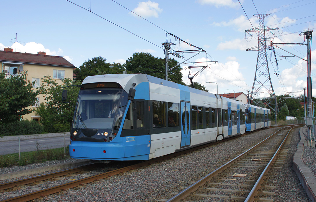 Стокгольм, Bombardier Flexity Swift № 401