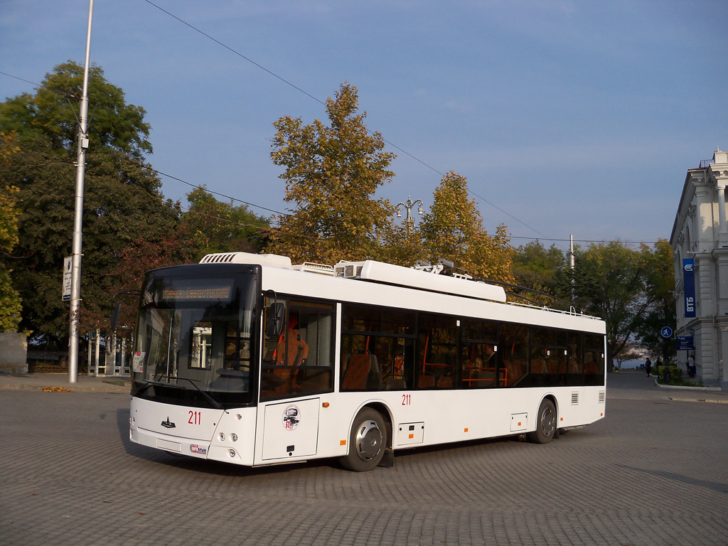 Севастополь, МАЗ-ЭТОН Т203 № 211; Севастополь — Выставка посвящённая 60-летию Севастопольского троллейбуса (05.11.2010)