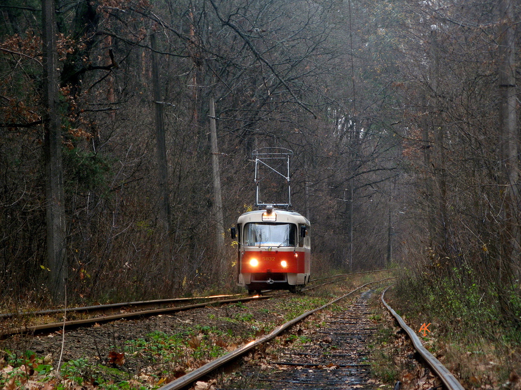 Киев, Tatra T3SU № 5832; Киев — Покатушки 06.11.2010 на вагоне Tatra Т3