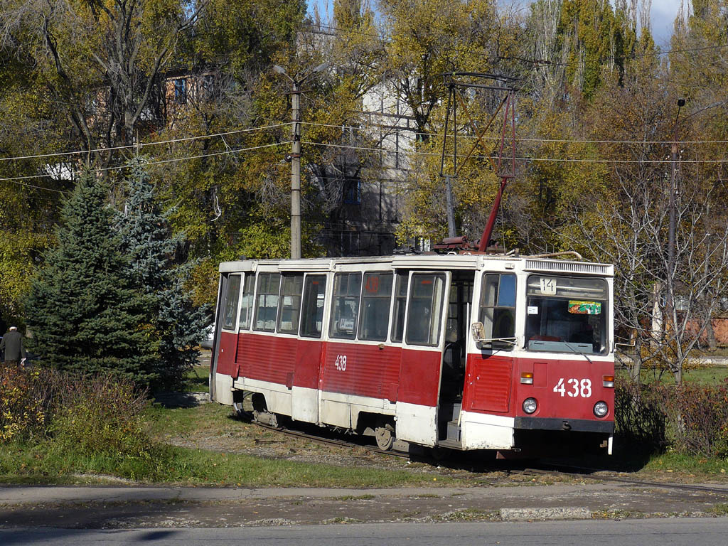 Kryvyj Rihas, 71-605 (KTM-5M3) nr. 438