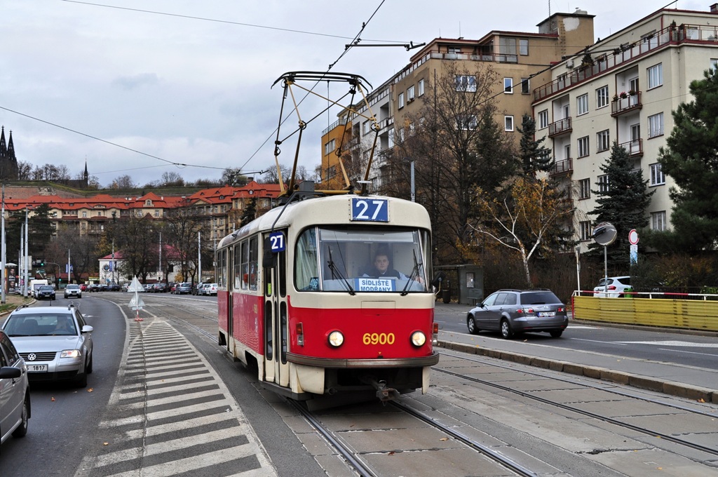 Прага, Tatra T3 № 6900