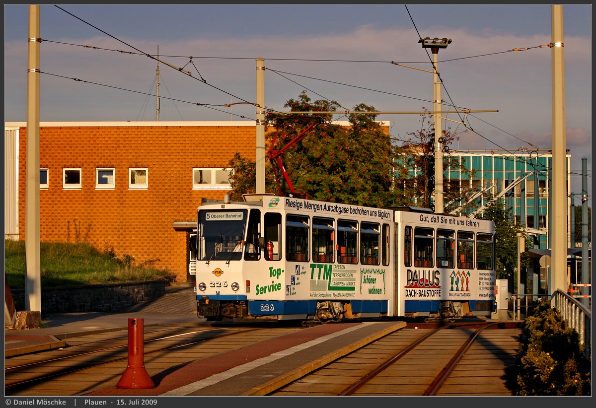 Plauen, Tatra KT4DMC č. 226
