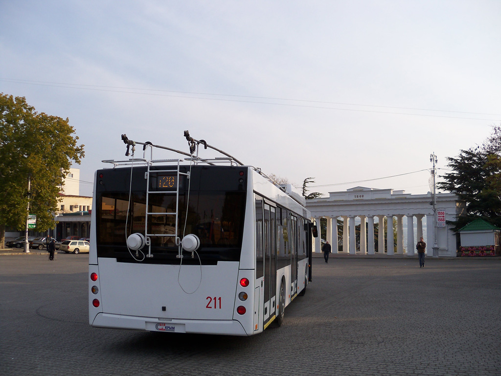 Севастополь, МАЗ-ЭТОН Т203 № 211; Севастополь — Выставка посвящённая 60-летию Севастопольского троллейбуса (05.11.2010)