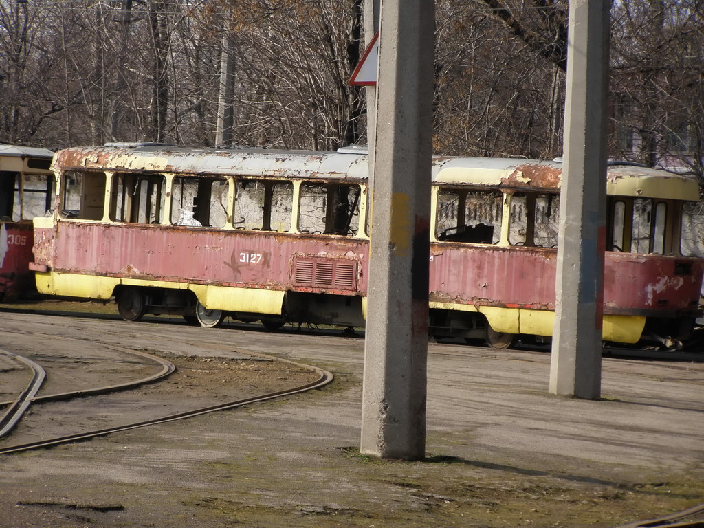 Одесса, Tatra T3SU (двухдверная) № 3127