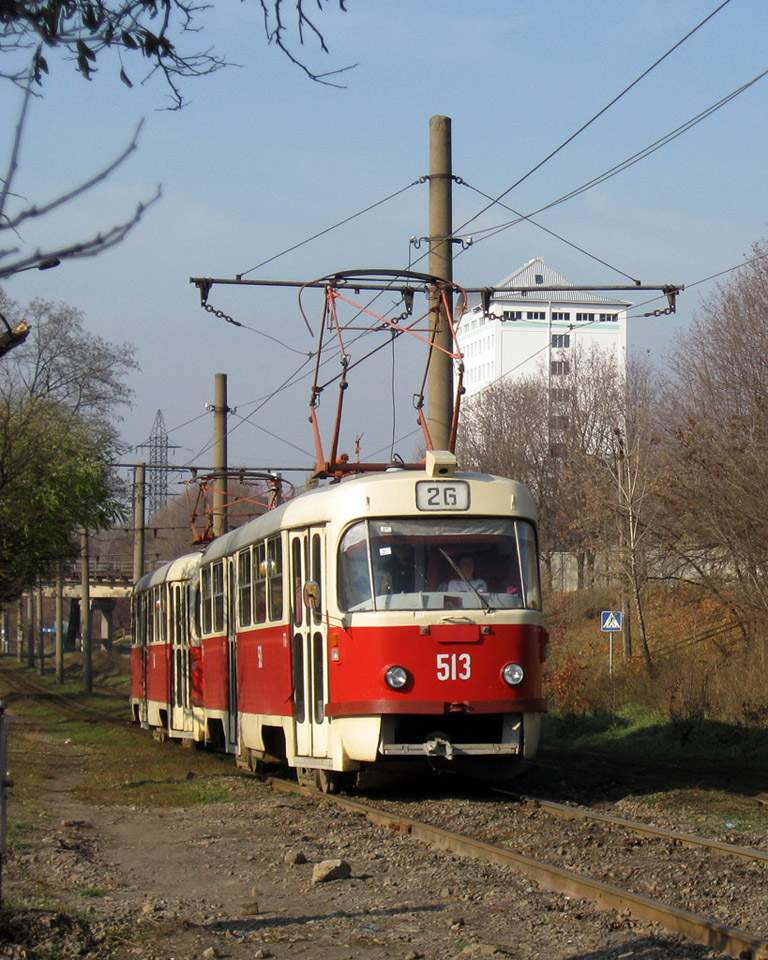 Харьков, Tatra T3SU № 513