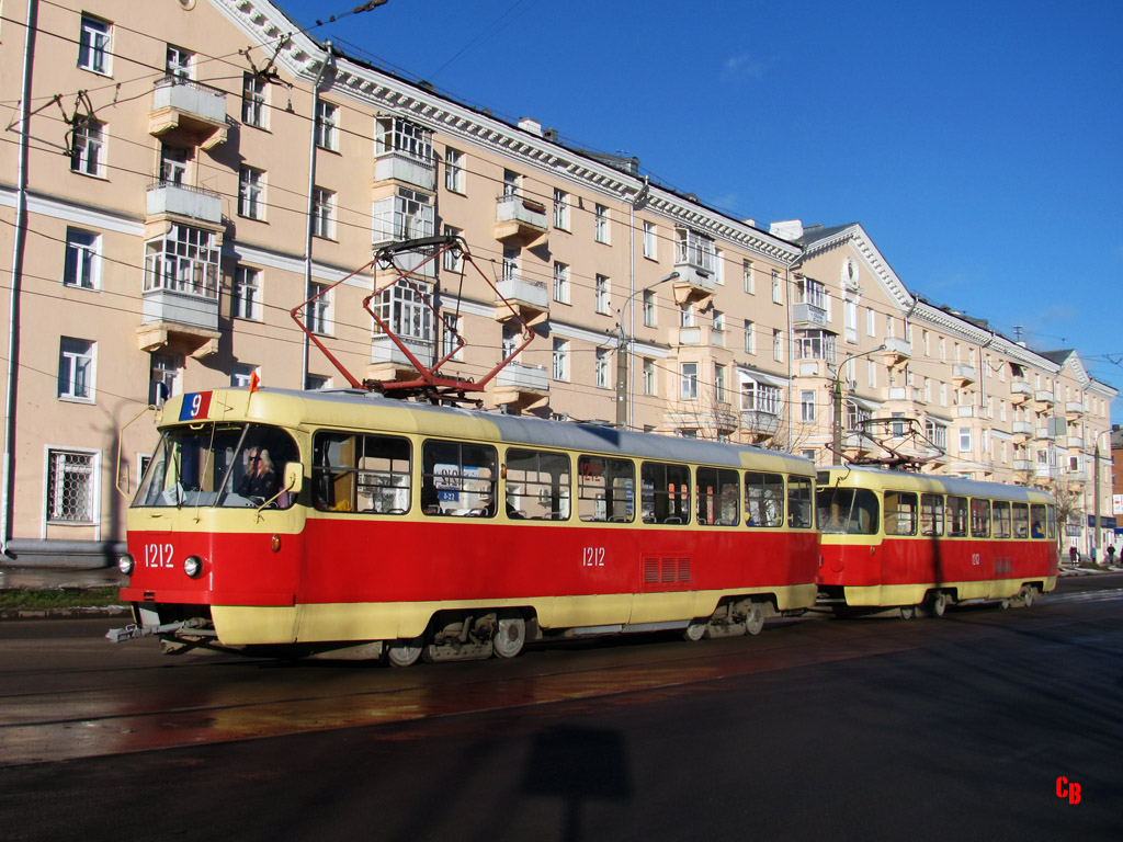 Ижевск, Tatra T3SU (двухдверная) № 1212