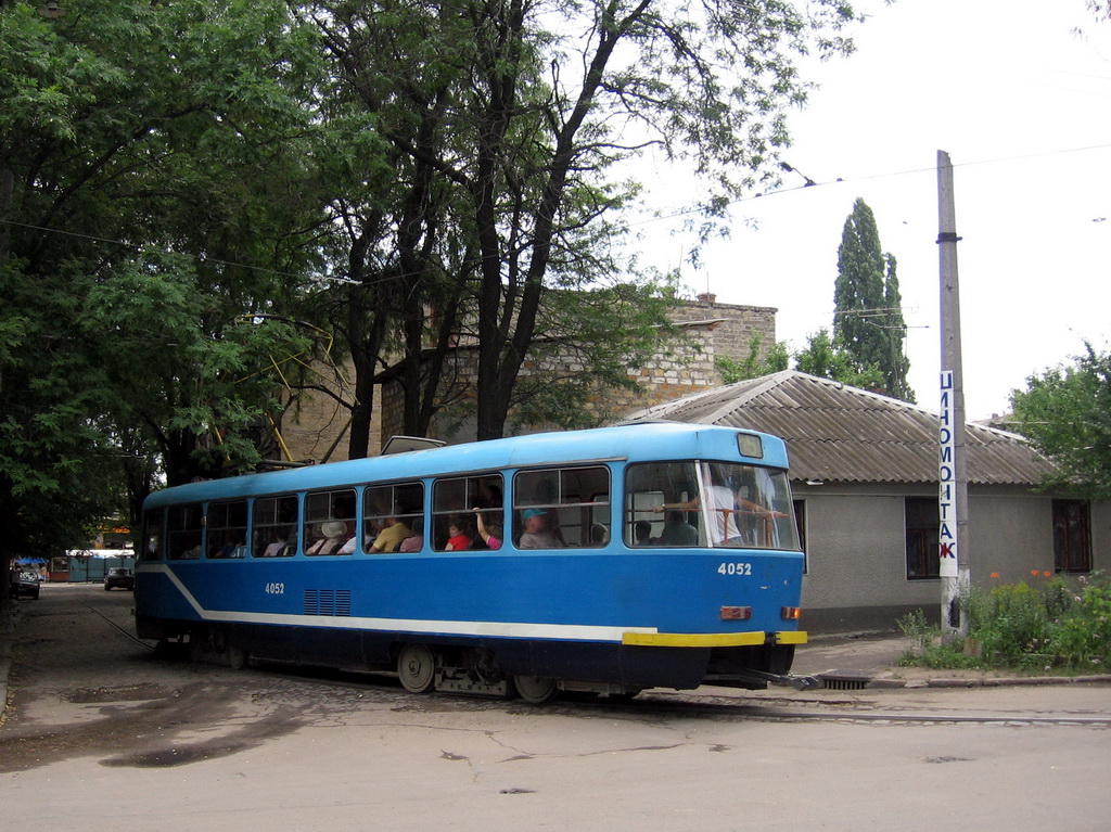 Одесса, Tatra T3R.P № 4052