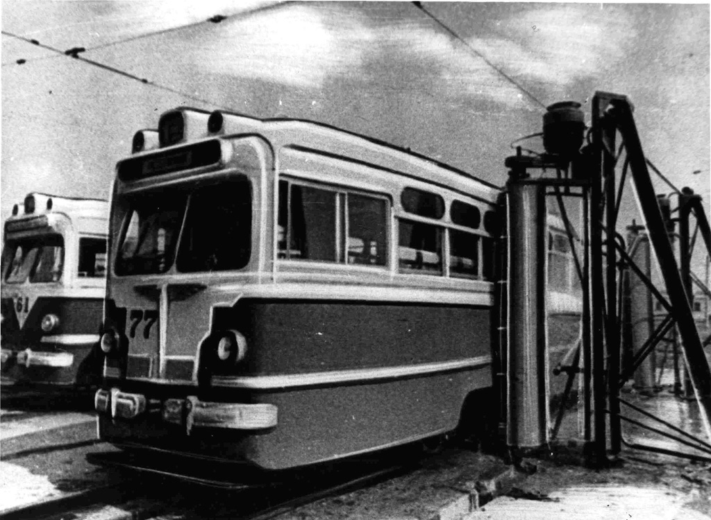 Курск, МТВ-82 № 61; Курск, МТВ-82 № 77; Курск — Исторические фотографии; Курск — Музей курского городского электротранспорта (КГЭТ)